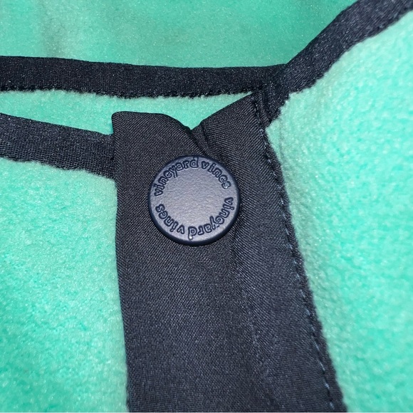 Vineyard Vines Men Sherpa Pullover Seafoam Green Blue Men’s Medium - Picture 9 of 10